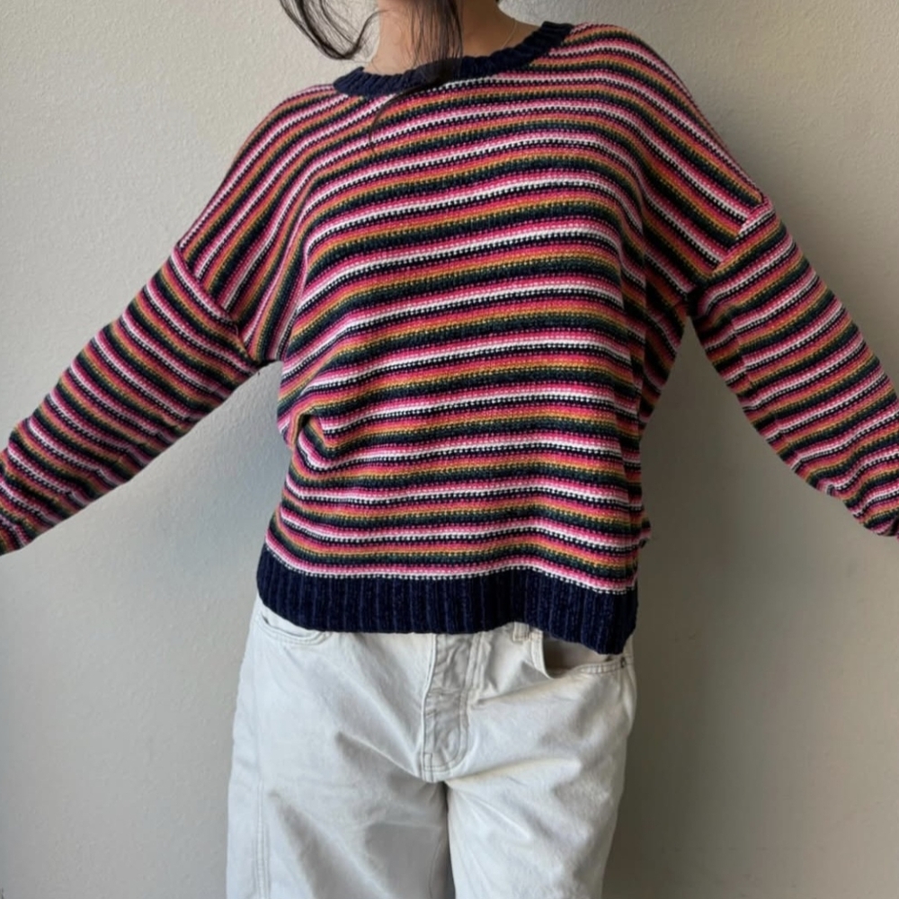 Multicolor Soft texture sweater XL